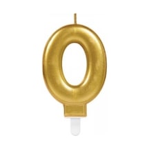 0 Rakam Mum Gold  Renk