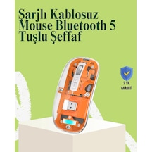 Kablosuz, Sessiz, Ergonomik Ve Şarjlı Fare - Gelişmiş Çoklu Cihaz Desteği - Kablosuz, Sessiz, Ergonomik Ve Şarjlı Fare - Gelişmiş Çoklu Cihaz Desteği -