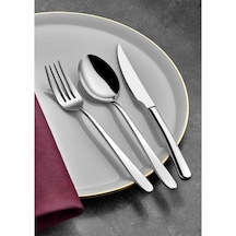 Arsel Miray Sade 77 Parça 12 Kişilik Çatal Kaşık Seti Gri