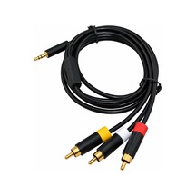 Xbox 360e Av Görüntü Ve Ses Kablosu 3.5mm Jack To 3 Rca Kompozit Tv Bağlantı Rca Kablo Yedek Parça
