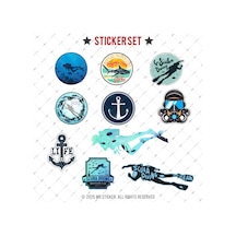 Bdls18 Küçük Boy 10lu Sticker Seti