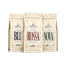 Barvenzo Üçlü Kahve Deneyimi 250 G 3 Forte Blu + Viva Rossa + Luna Nova Filtre Kahve Makinesi