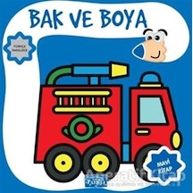 Bak Ve Boya Mavi Kitap - Kolektif - Parıltı Yayınları Boyama Ve Ç