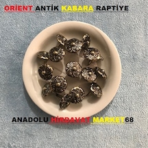 Kabara Raptiye Koltuk Çivisi Renk Antik Bakır Çapı:18 MM 10Adet N11.47068