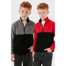 Gri - Siyah - Kırmızı