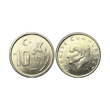 Türkiye 2000 Yılı 10.000 Lira Çil Unc Koleksiyon Para