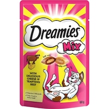 Dreamies Mix Sığır Etli ve Peynirli Kedi Ödül Bisküvisi 60 G