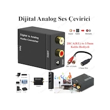 Dijital To Analog Optic Ses Dönüştürücü Adaptör