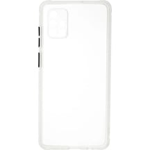 Newface Samsung Uyumlu,  Galaxy A71 Kılıf Miami Şeffaf Silikon - Şeffaf
