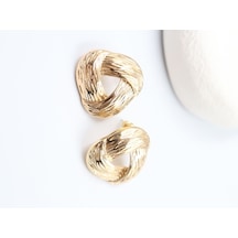 Gold Çelik Küpe 24 Mm Çok Renkli 06800518