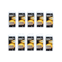Duracell Activair PR41 312 Numara İşitme Cihazı Pili 6 x 10'lu + AA Kalem Pil 4'lü