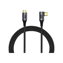 90 Derece Type-c İla Type-c Usb4 Kablo 40gbps 50cm