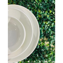 Leggno Chester White Sade Che1000set24w 24 Parça Yemek Takımı