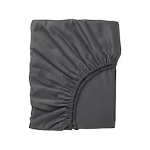 Ikea Nattjasmın 1 Tek Kişilik Çarşaf 80 X 200 Cm Koyu Gri
