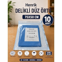 Steril Delikli Düz Örtü 75 50cm 10'lu