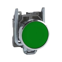 Schneider Buton Yeşil 1na Metal Seri-xb4ba31