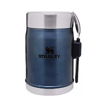 Stanley 10-09382-006 Klasik Paslanmaz Çelik Lacivert Yemek Termosu Kaşıklı 0.40 L