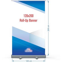 Snapper Roll Up Banner 120 x 200 CM Baskısız