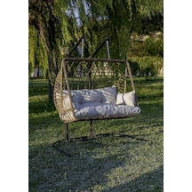 Btk Concept Legend Çift Kişilik Rattan Salıncak Kahverengi