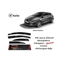 Renault Megane 3 Cam Rüzgarlığı Mugen Tip Sunplex 2009-2016