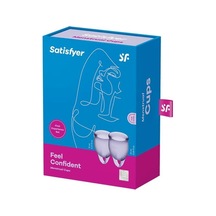 Satisfyer Feel Confident Menstrual Cup Lila