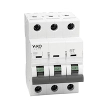 Viko 40a 4.5 Ka C Tipi K Otomat Trifaze Sigorta
