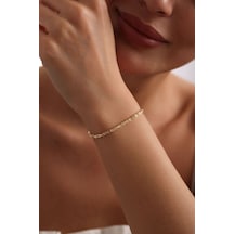 Sembol Gold Kral Bileklik Altın 2 Mm T13634 Renkli Sarı Altın