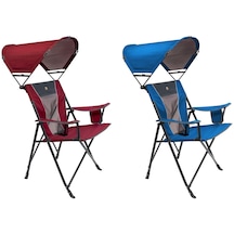 Gci Outdoor Sunshade Comfort Pro Chair Güneşlikli Katlanır Plaj Sandalyesi 001