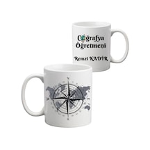 Coğrafya Öğretmenine Isimli Öğretmenler Günü Hediyesi Kupa Bardak