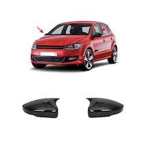 volksvagen polo 6r 2009-2014 siyah batman ayna kapagı