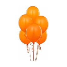 Metalik Turuncu Balon 60 Adet 12 İnc Lateks Balon