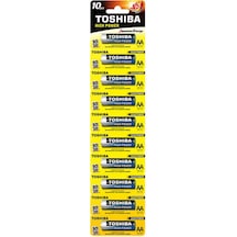 TOSHIBA LR6 KARTELA ALK.KALEM PİL 10LU
