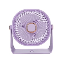 Wexta Zb112 Taşınabilir Masaüstü Mor Usb Fan
