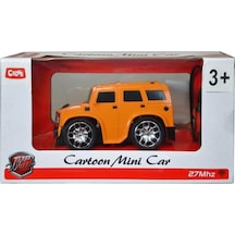 Ctoys Cartoon Mini Car 27 Mhz Full Fonksiyon Uzaktan Kumandalı Sarı Araba Qx3688 94 Çok Renkli
