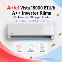Airfel Vista Serisi 2026 Split LTXP50A 18.000 Btu/h A++ R32 Inverter Klima
