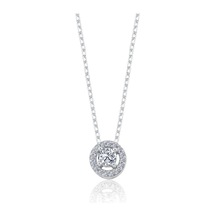 0.25 Karat Mia Zirconia Büyülü Işıltı Tektaş Gümüş Kolye