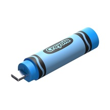 Sandisk 128gb Crayola Usb-c Flash Sürücü, Gök Mavisi - 300mb/s'ye