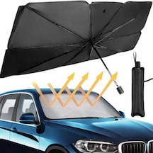 Coofbe Çantalı Araç Ön Cam Güneşlik Şemsiyesi 145cm*79cm Araç Gün