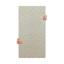 Tink 3d Kendinden Yapışkanlı Duvar Kağıdı Yeni Nesil Akustik Keçe Panel Leopar Desen 52x98 Cm Ekru, 2 Adet 1 M²