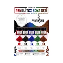 5'li Set Premium Parafin Soya Wax Toz Mum Boyası Hobi Seti - 5 Cc Kırmızı, Siyah, Mavi, Yeşil, Kahverengi Bkfab5ksmykh5g Çok Renkli