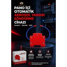 Pano İçi Otomatik Aerosol Yangın Söndürme Cihazı Sy-aer-100 1 M³ Isı Algılamalı 12v Dc