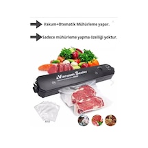 Vacuum Sealer Gıda Vakum Ve Mühürleme Makinesi 10 Plastik Poşet Hediyeli