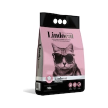 Lindo Cat Bebek Pudralı Topaklaşan İnce Taneli Kedi Kumu 10 L