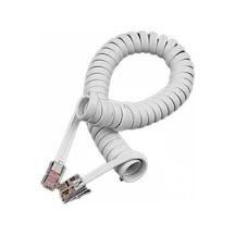 Telefon Ahize Spiral Beyaz Kordon Kablosu