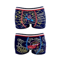 Shopiolog Erkek Çocuk Pamuklu Desenli Boxer 2 Adet