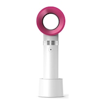 Taşınabilir Bladeless El Fanı Usb Şarj Edilebilir Mini Soğutucu Fanı Hava Soğutucu Fan 3 Kademeli