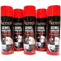Koto Genel Temizleyici Cam Ekran Yüzey Plastik Deri Anti Static Cleaner Susuz Kopuk Temizleme 5 Adet