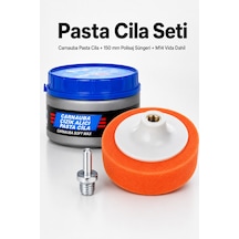 Pasta Cila Seti Çizik Alıcı 150 Mm Sünger Ve M14 Vida