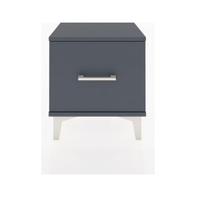 Arges Komodin Tek Çekmeceli 44x30x48 Antrasit-antrasit Antrasit