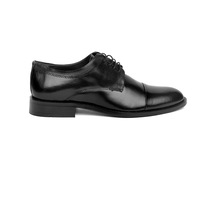 Marcomen 9424 Erkek Hakiki Deri Klasik Ayakkabı Siyah-siyah